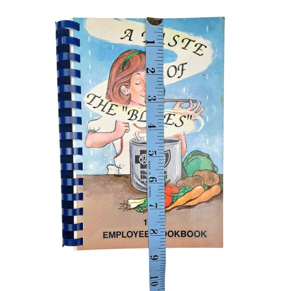 Vintage Cookbook Blue Cross Shield Kansas Taste Of Blues Employee Recipes 1992 - Picture 9 of 9